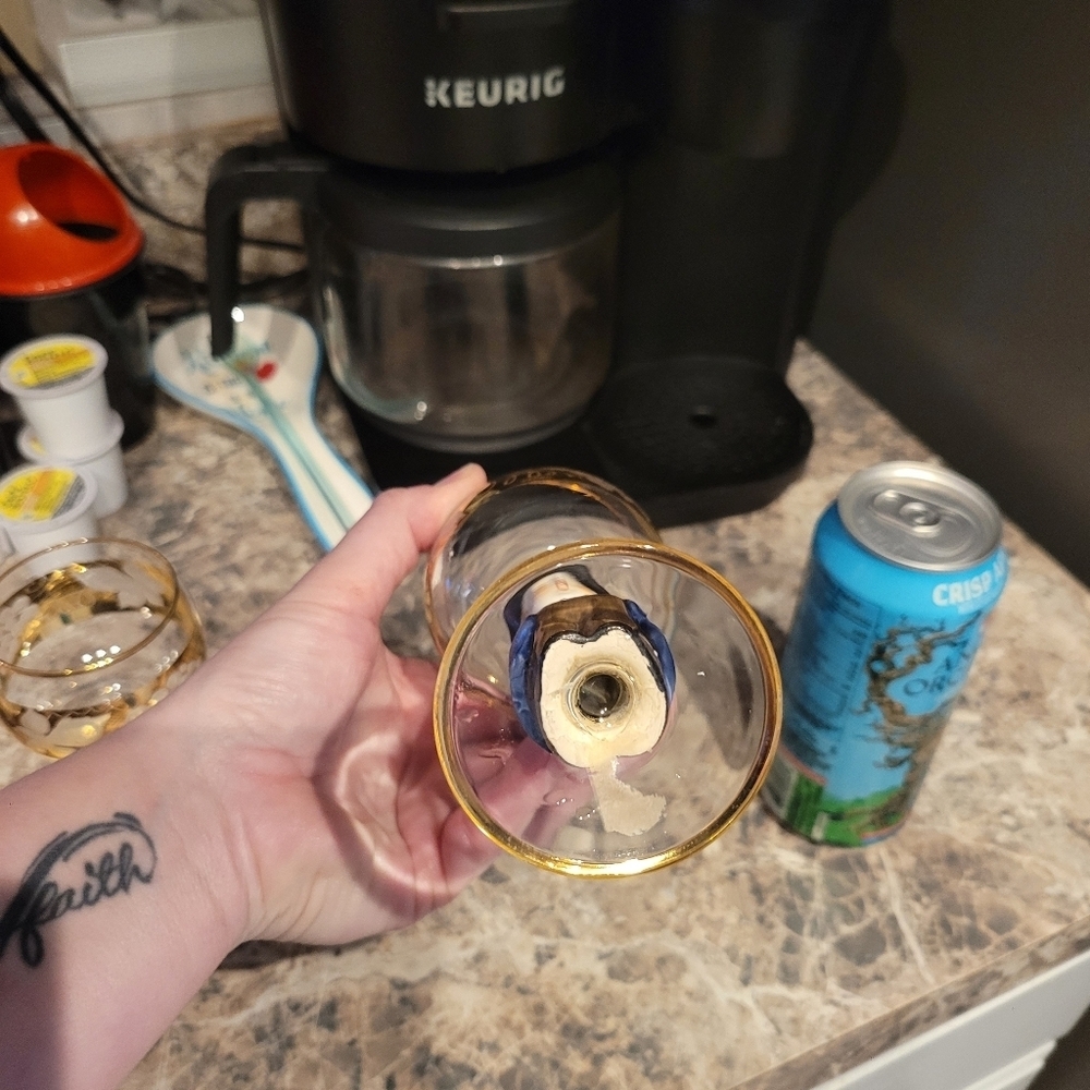 Vintage Dolly Dingle Goebel Wine Glasses only 1 - Picture 4 of 7